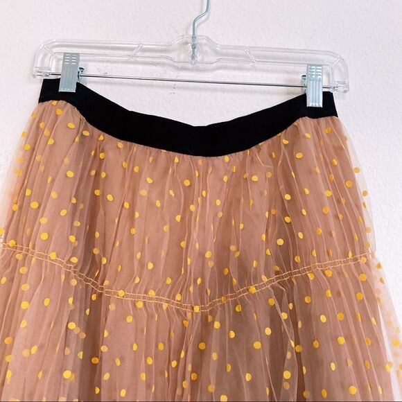 Self-Portrait Polka Dot MIDI Skirt - Picture 13 of 13